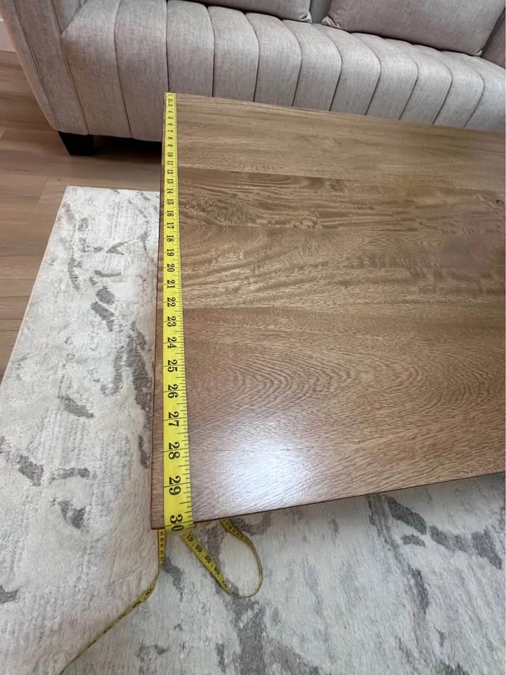Modern wood coffee table - photo 4