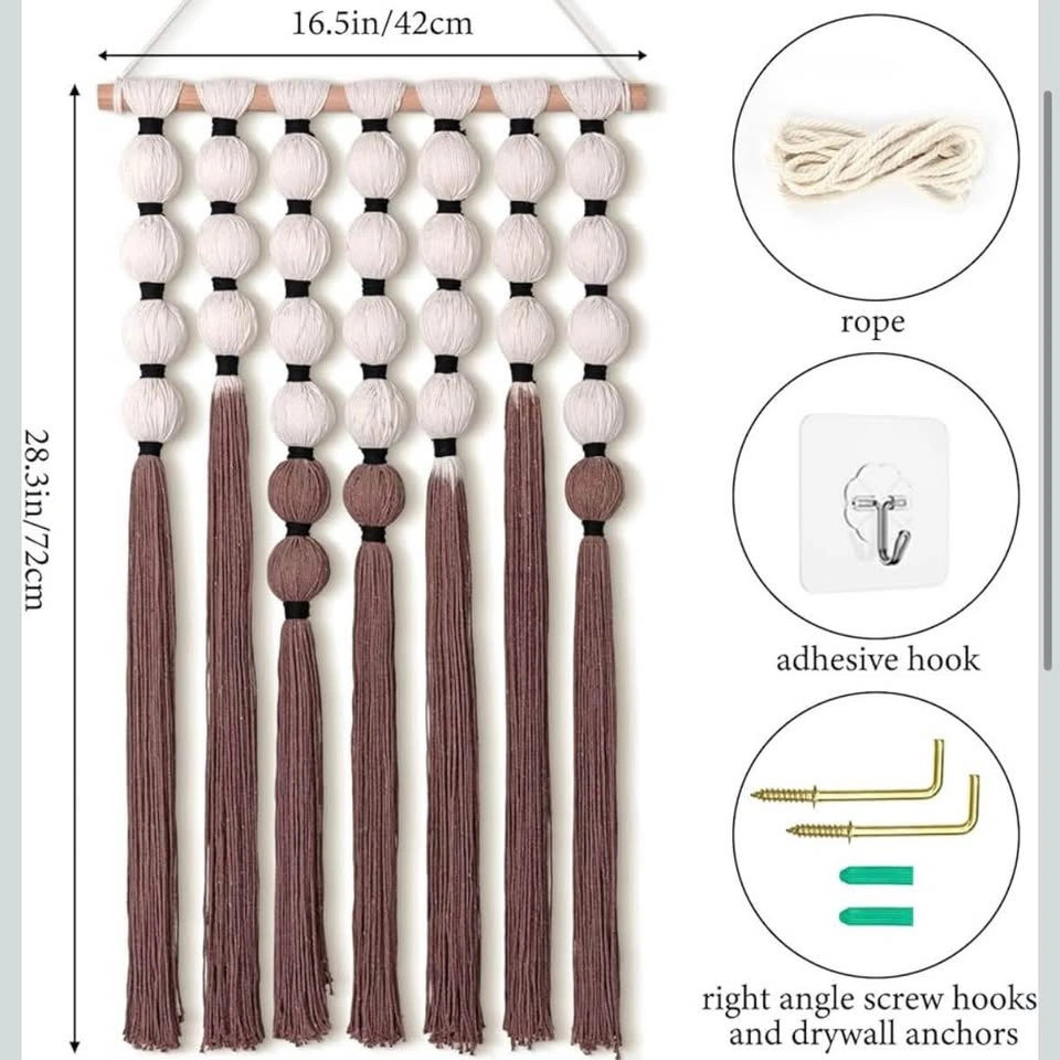 Macrame Wall Hanging Tapestry Decoration - photo 2