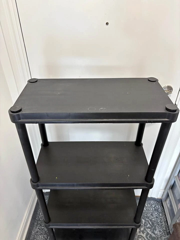 Ramtuff 4 Level Plastic Shelving Stand 12''x24'' - 6 pcs