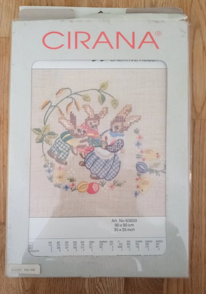 Stamped Embroidery Tablecloths - Beatrix Potter & Easter Bunnies - photo 2