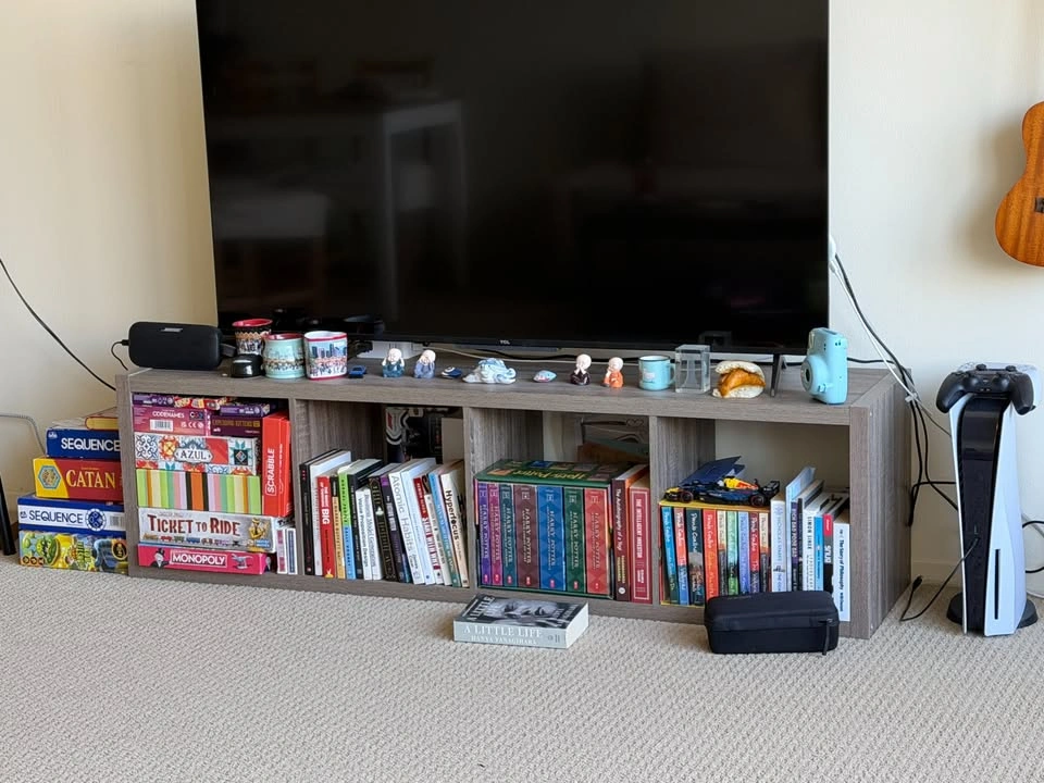 4-Cube Vertical Organizer - Brightroom (Black Oak)