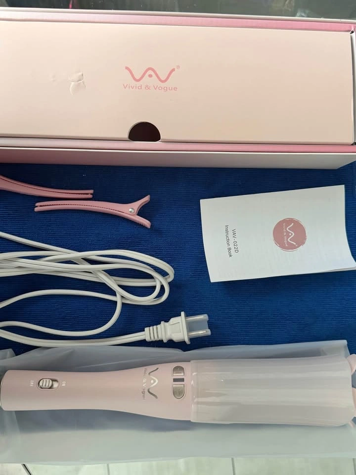 Brand new Vivid & Vogue VAV-022D Automatic Hair Curler - photo 2