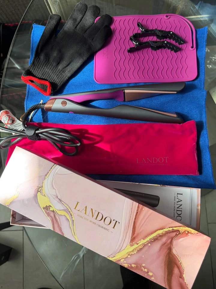 Brand new LANDOT Hair Straightener and Curler 2-in-1 - photo 2