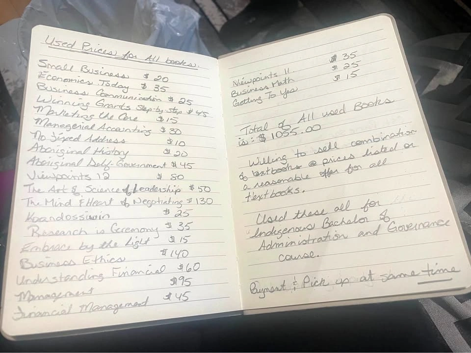 Textbooks for Classes