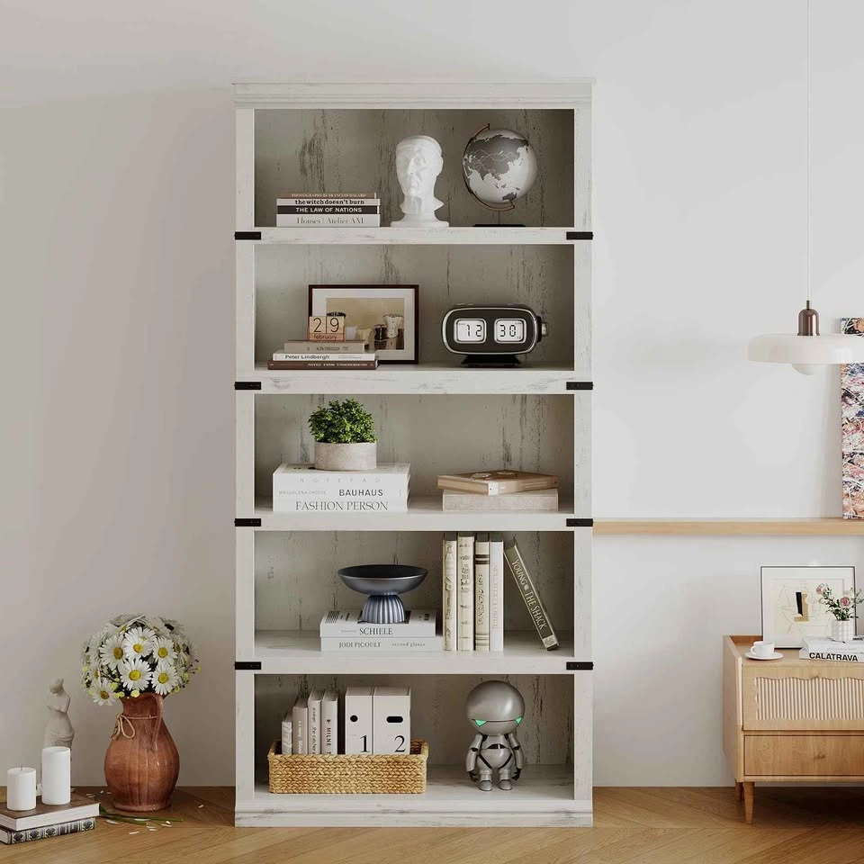 BRAND NEW 5-Tier Farmhouse Bookcase - photo 3