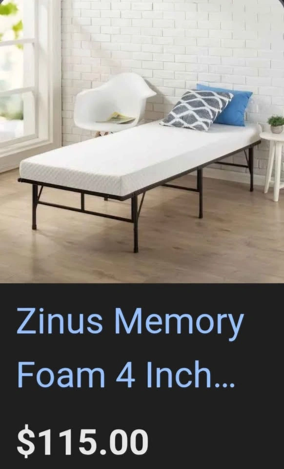NEW Twin Memory Foam Mattress ONLY - photo 4