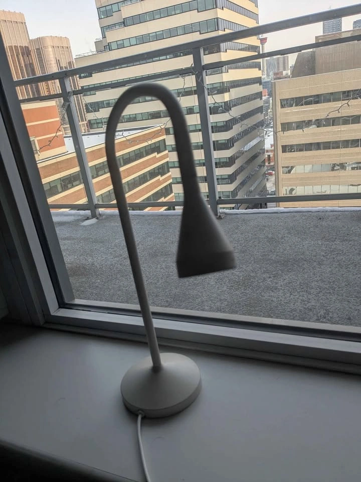 Modern White Desk Lamp - photo 4