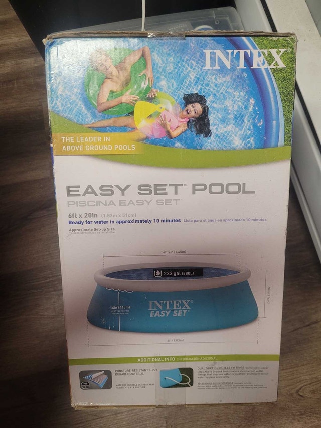 Intex Easy Set Pool 6ft x 20in - photo 2
