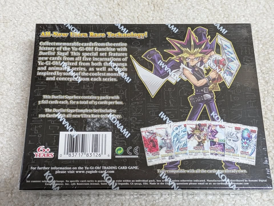 YuGiOh DUELIST SAGA Box Sealed New 1st Edition - photo 2