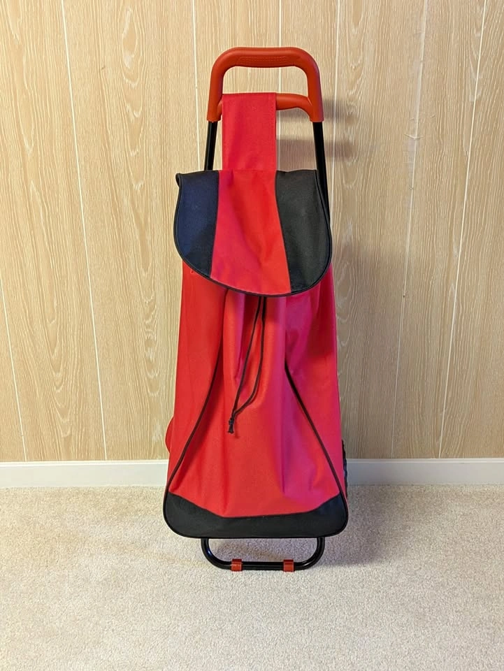 Maison Kleen Soft-Sided Folding Shopping Cart, Large, 44-L