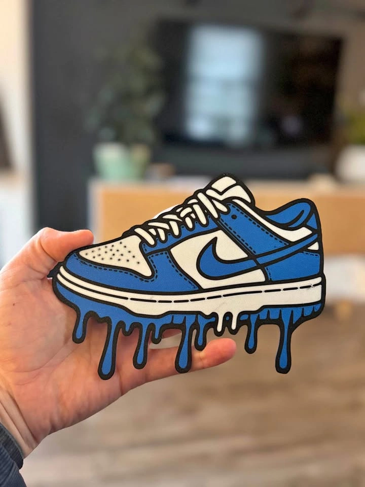 🔥 Drip Sneaker Wall Art (3D Printed) 🔥