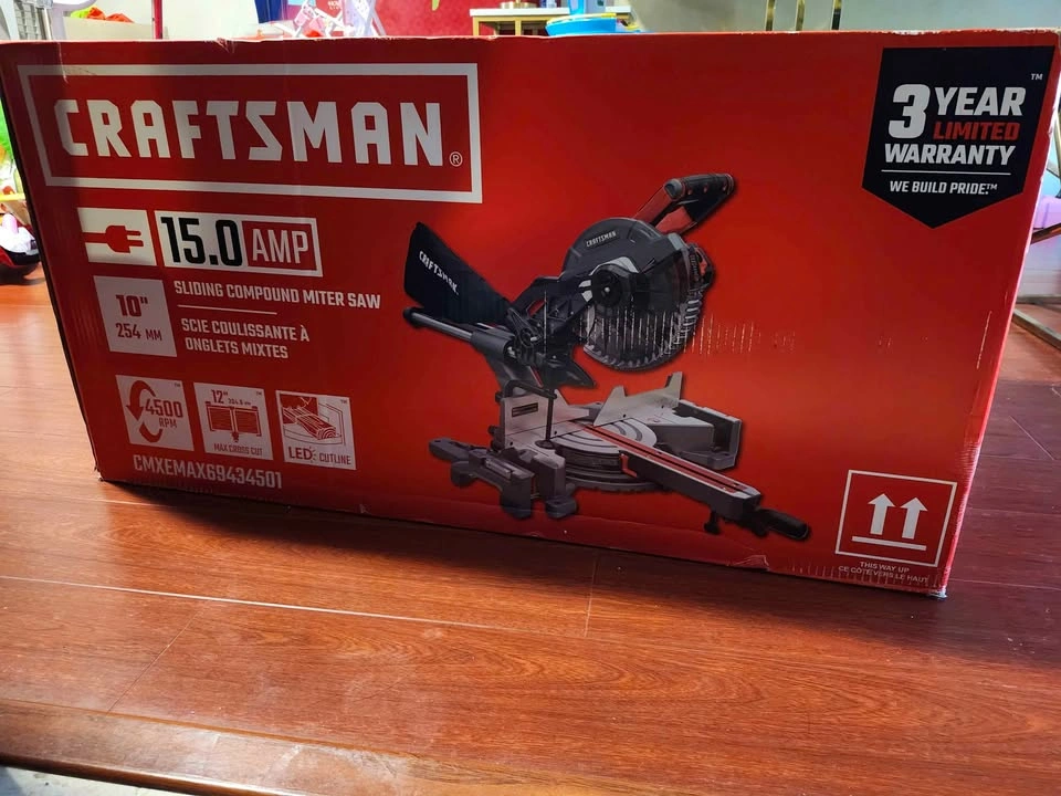 Craftsman 10" Sliding Compound Miter Saw (BNIB) - photo 4