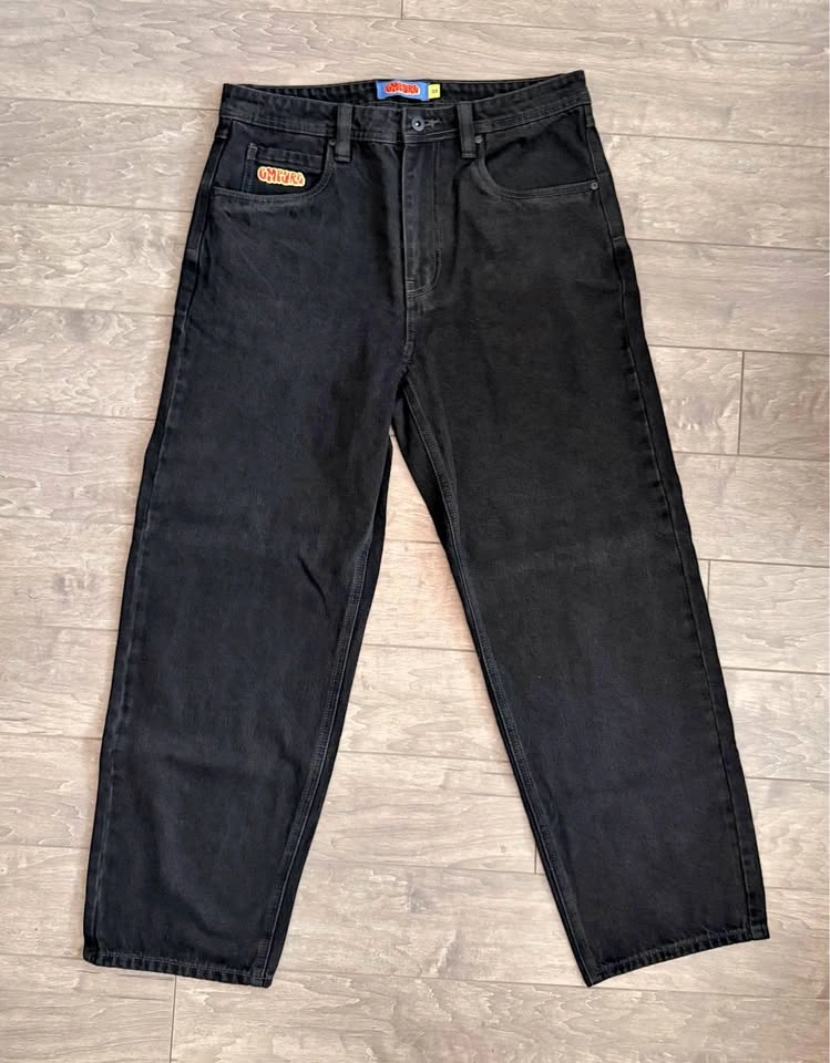 Empyre Black Loose Fit Jeans