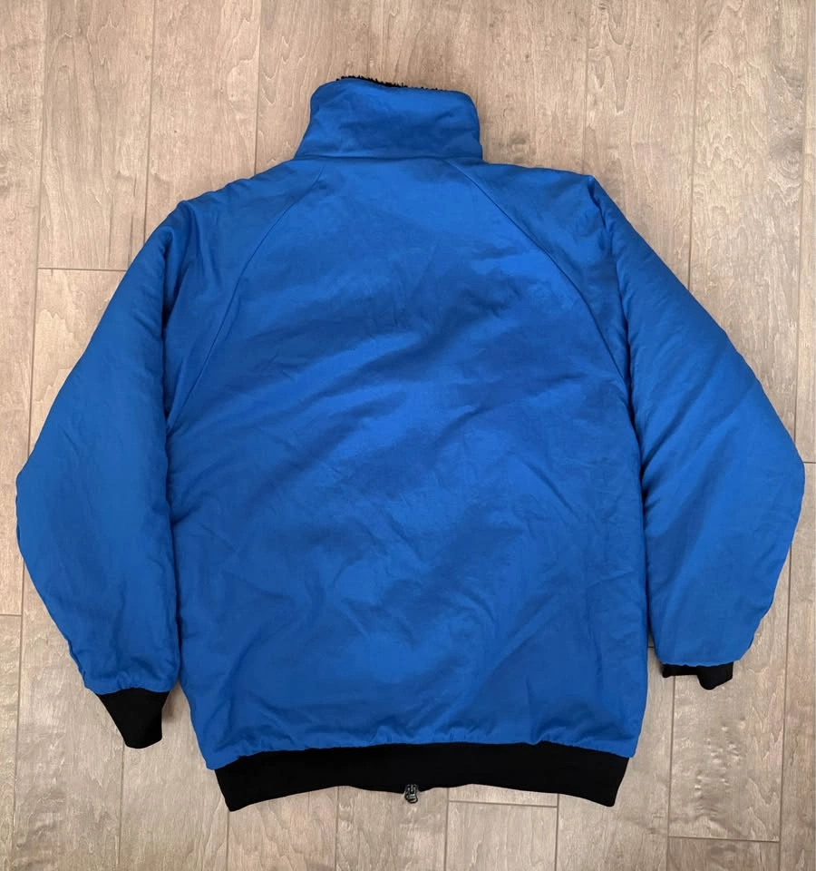 Nike Big Swoosh Reversible Boa Jacket / Black Blue - photo 4