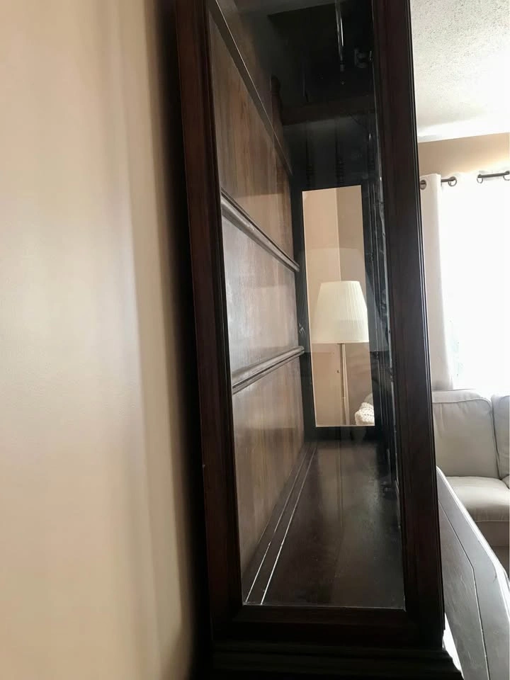 Antique Hutch/ Display Cabinet/ Oak Wood - photo 3