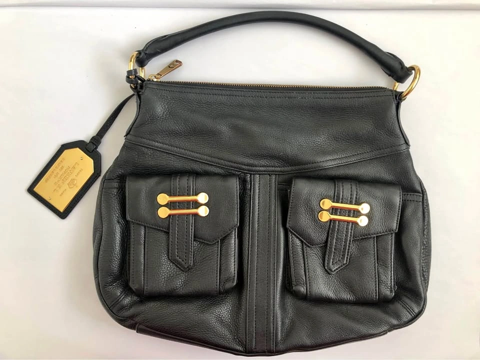 Vintage Ralph Lauren Black Leather Purse