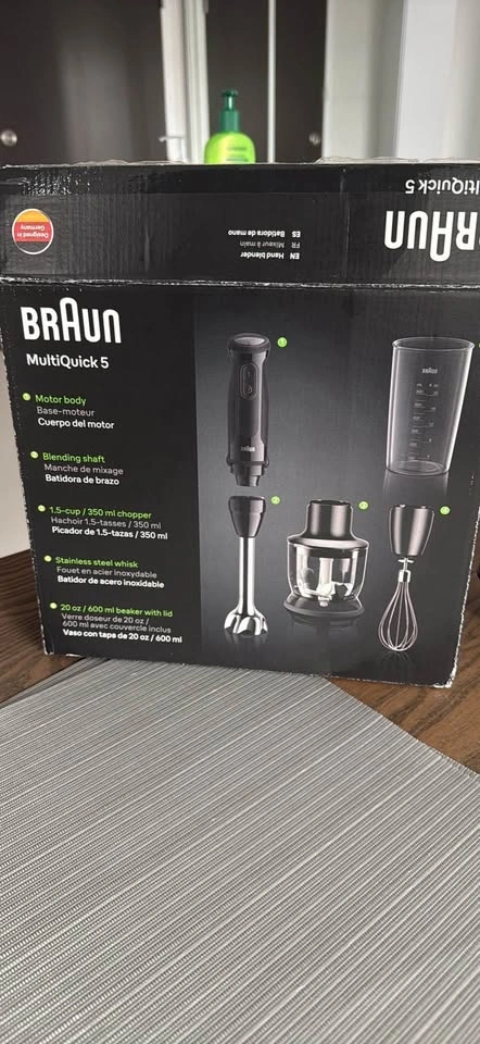 LIKE NEW (2 Months) - Braun MultiQuick 5 Hand Blender - 21 Speed - photo 2