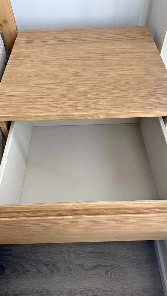 LIKE NEW (2 Months) - Pair of IKEA STORKLINTA Bedside Tables - photo 2