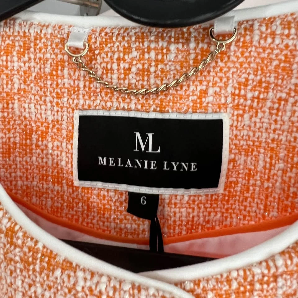Melanie Lynn Button Front Boucle Jacket - Small - photo 3