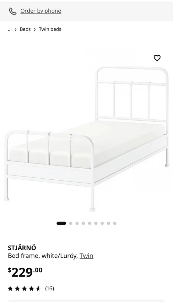 Twin Metal Bed - 2 Available - photo 2