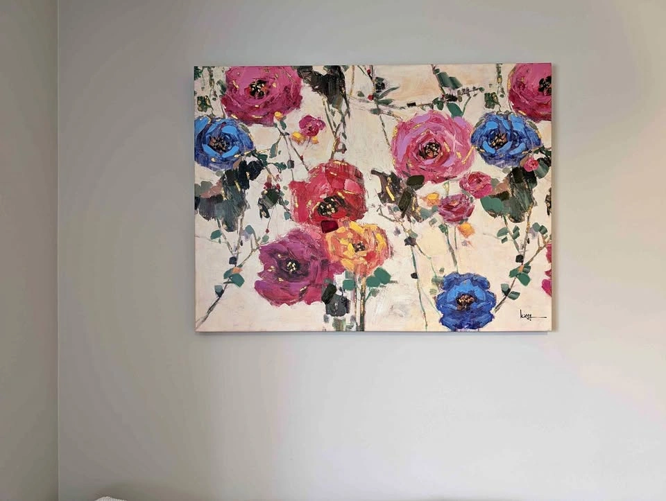 Colorful Floral Canvas Art Painting