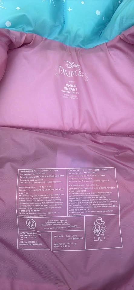 Disney Princess Life Jacket - photo 2