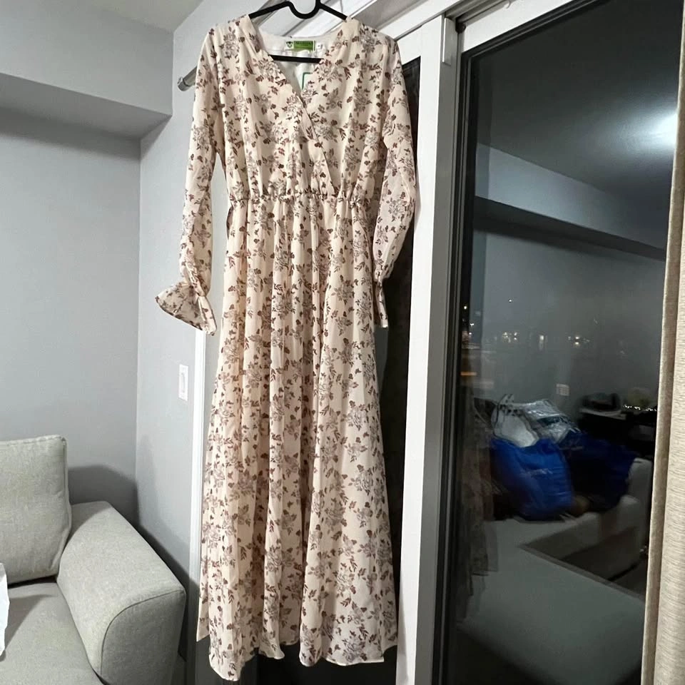 New Floral Tiered Midi/Maxi Dress - Medium