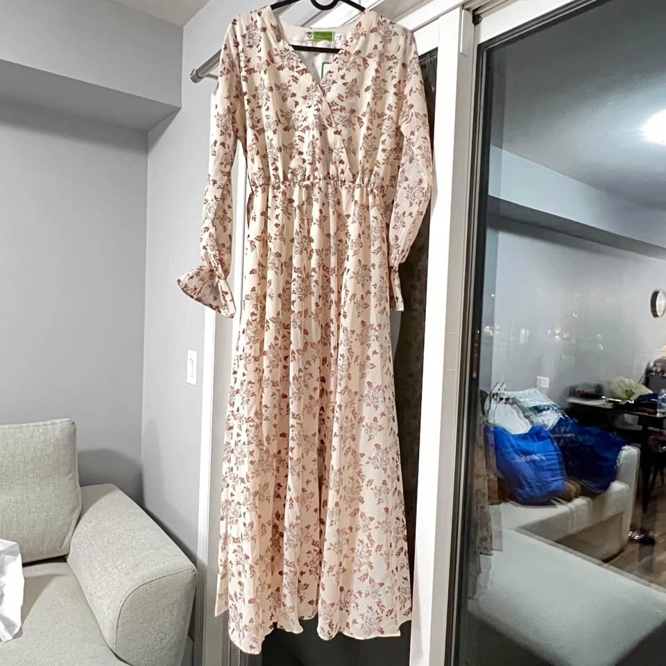 New Floral Tiered Midi/Maxi Dress - Medium - photo 2