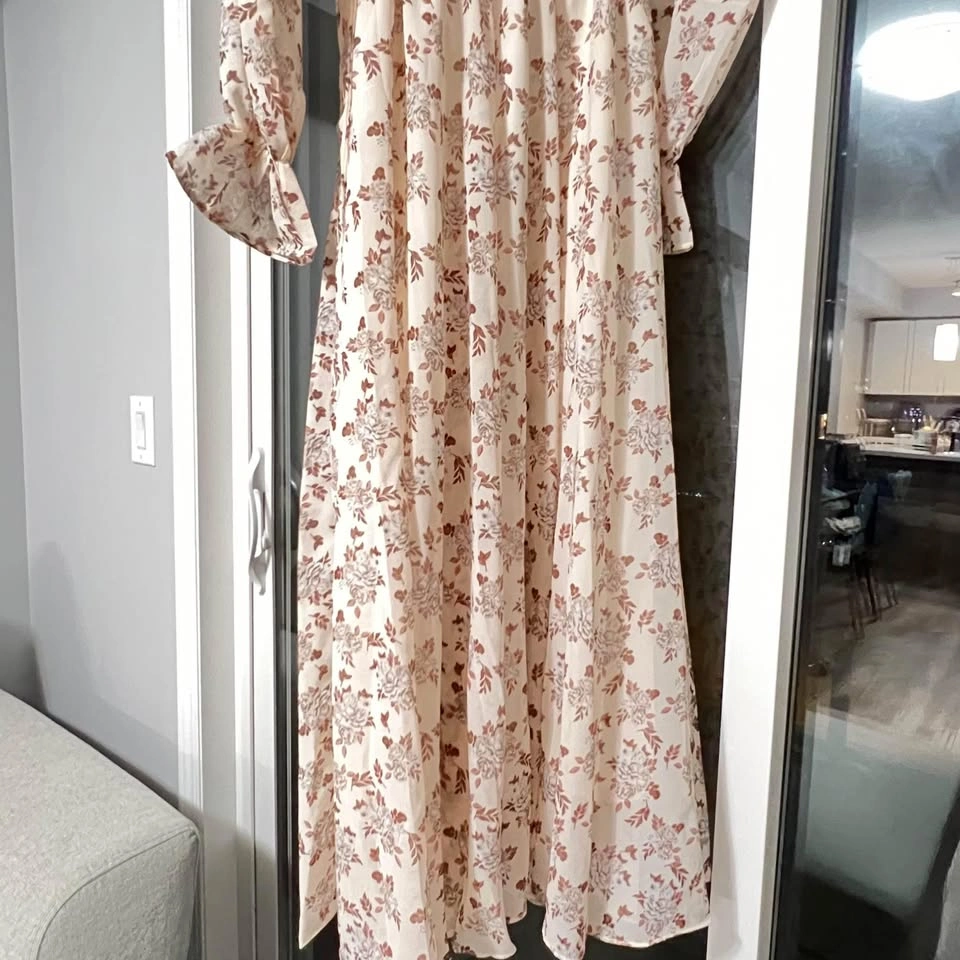 New Floral Tiered Midi/Maxi Dress - Medium - photo 3