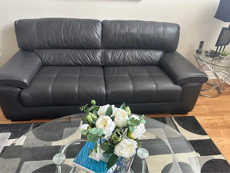 Genuine Leather Sofa & Chair Set - photo 4