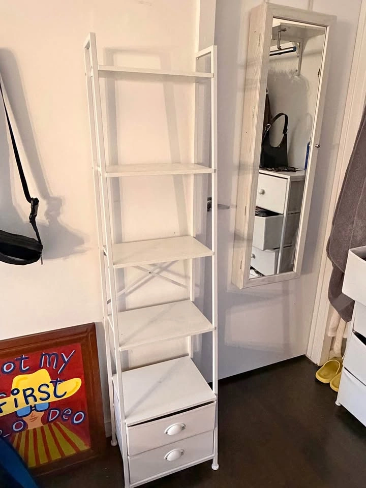 White Bookshelf
