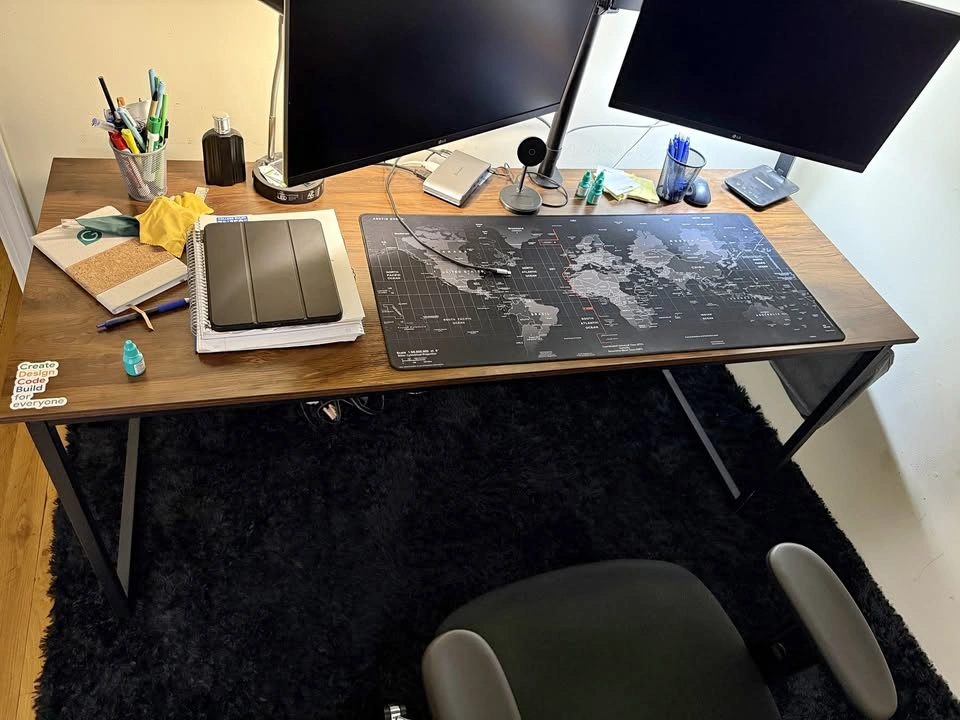 Wood Office Desk / Study Table - 63 inch