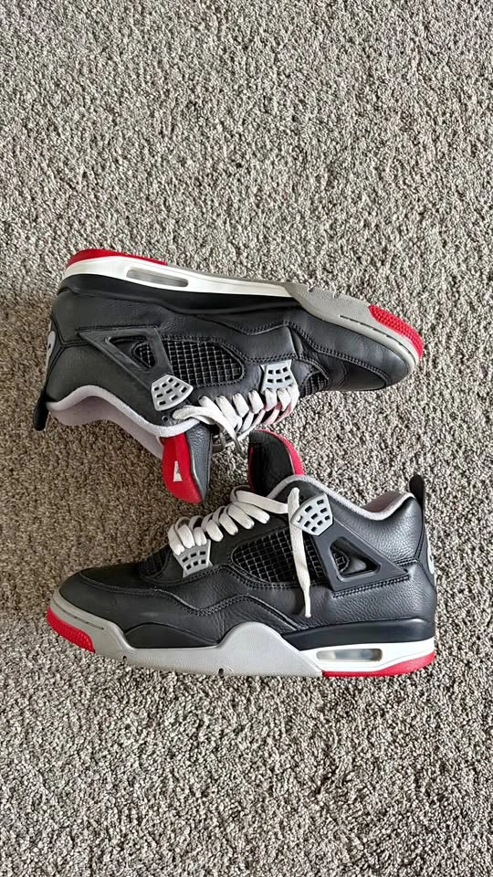 Jordan 4 Bred Reimagined Size 10