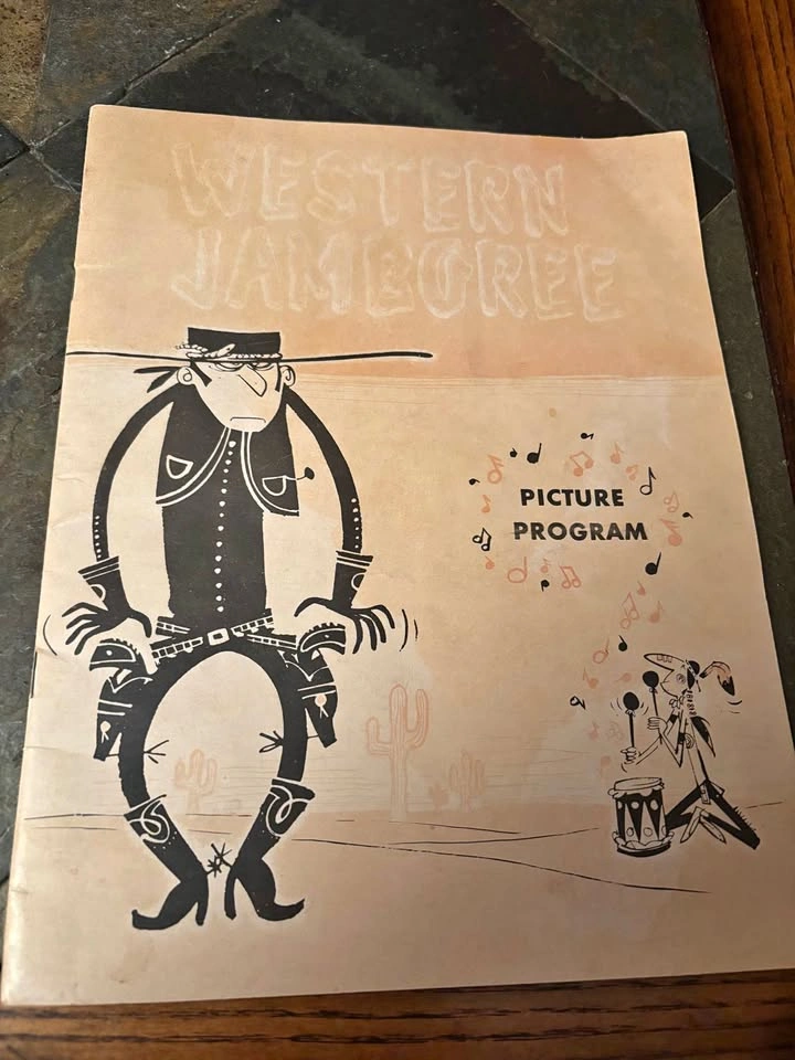 Vintage "Western Jamboree" Picture Program