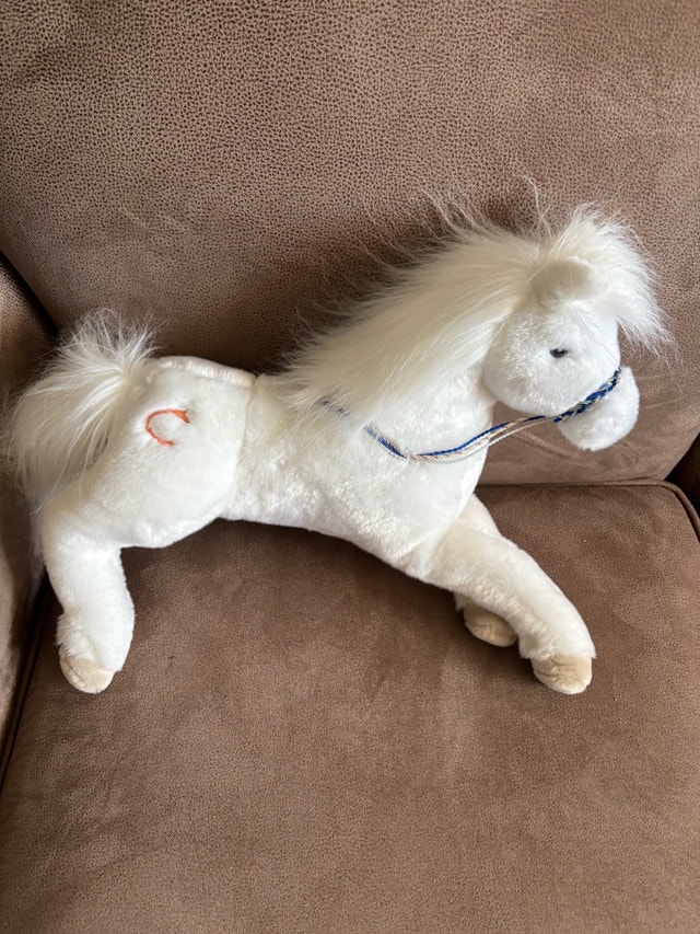 Cavalia White Horse Plush Toy