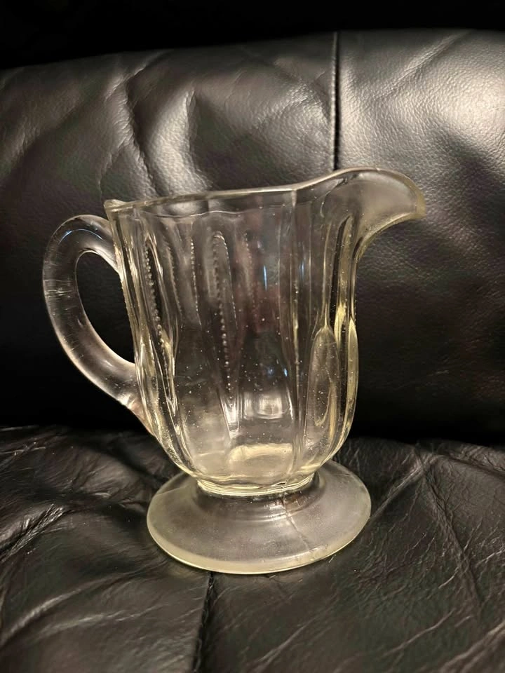 Jeannette Glass Company Pattern 464 Clear Glass Pitcher/Creamer
