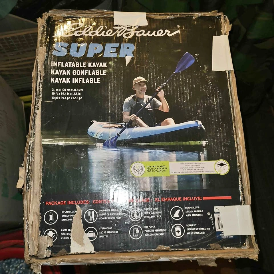 Eddie Bauer Super Inflatable Kayak 10 ft