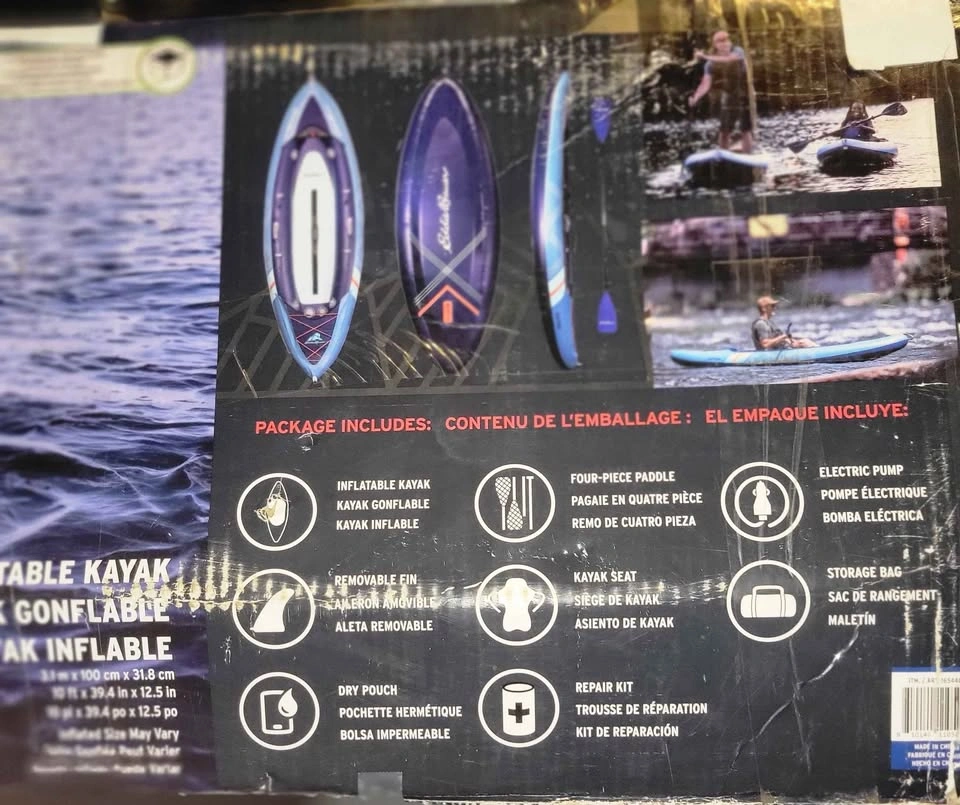 Eddie Bauer Super Inflatable Kayak 10 ft - photo 2