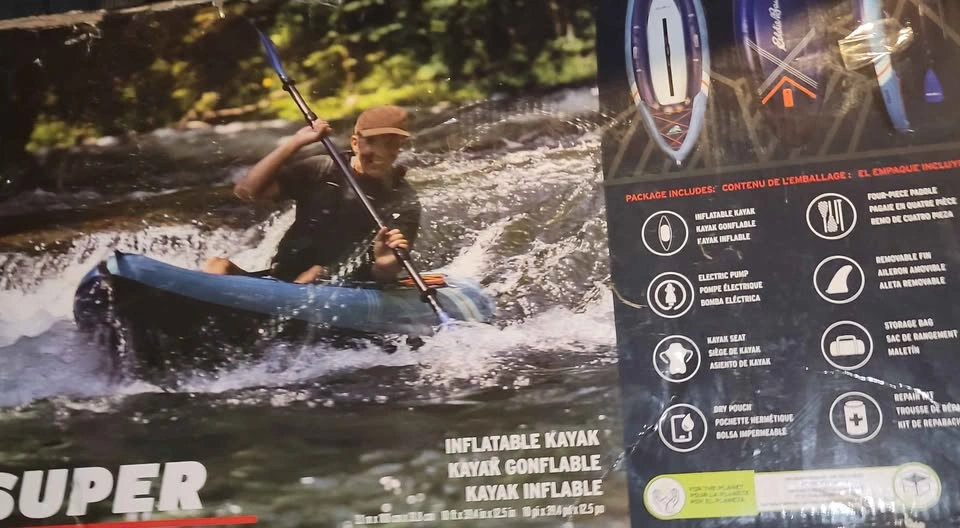 Eddie Bauer Super Inflatable Kayak 10 ft - photo 3