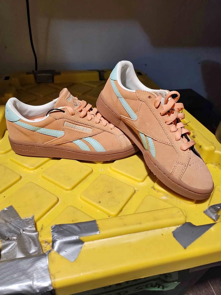 Brand new Reebok Club C Grounds UK Peach Women's Size 7