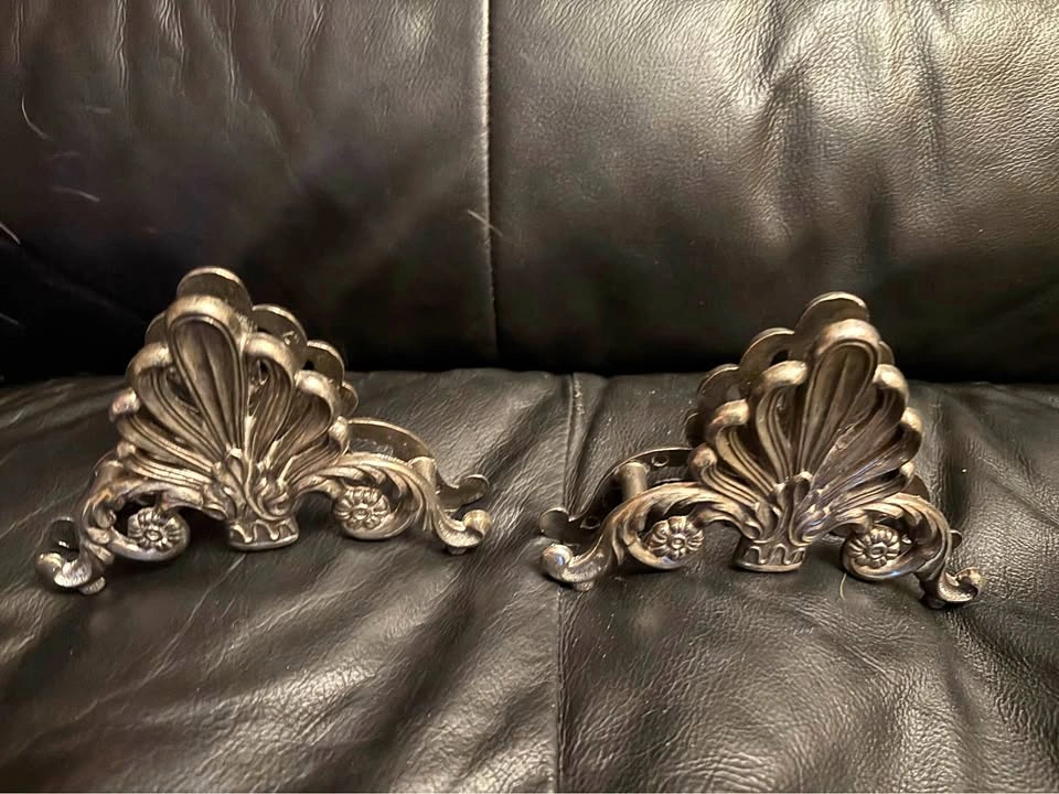 Knife Rest/Holder Set Vintage Italian Leonard Silverplated