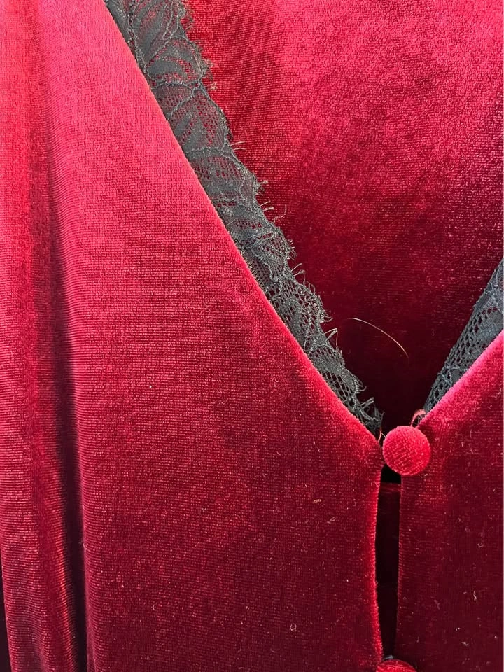 StyleCheat Red Velvet Midi Dress - photo 4