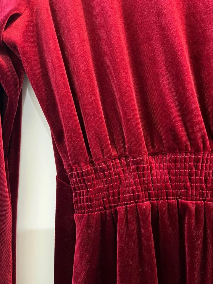 StyleCheat Red Velvet Midi Dress - photo 5