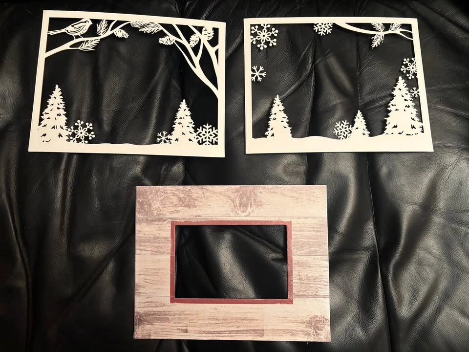 Picture Frame 4"x6" With 3 Adjustable Scene Inserts - photo 2