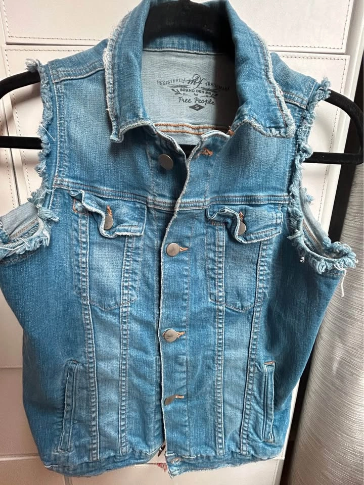 Free People Denim Vest - Small - photo 2