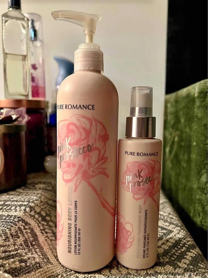 Pure Romance Pink Prosecco Body Mist & Lotion