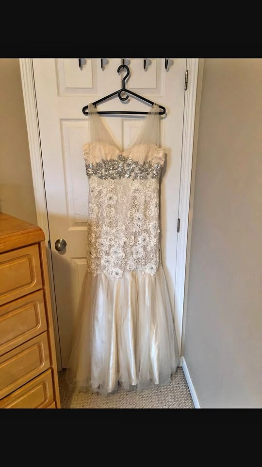 Beautiful, Like New, Ivory, Wedding/Evening Dress/Gown