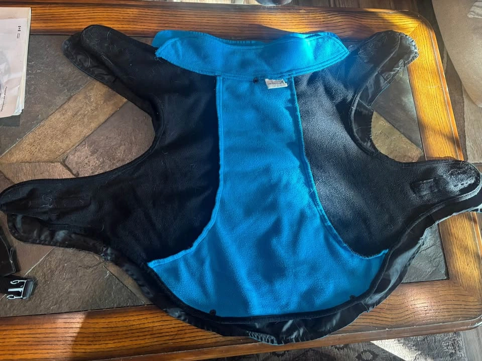 Dog Top Paw 2-In-1 Fleece Jacket With Reflective Rain Coat - photo 2