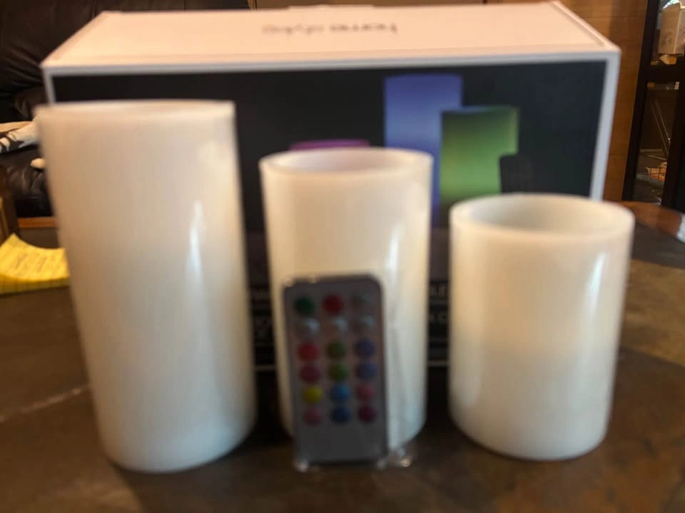 Candles Homestyles Rainbow Flameless With Remote Control NEW - photo 2
