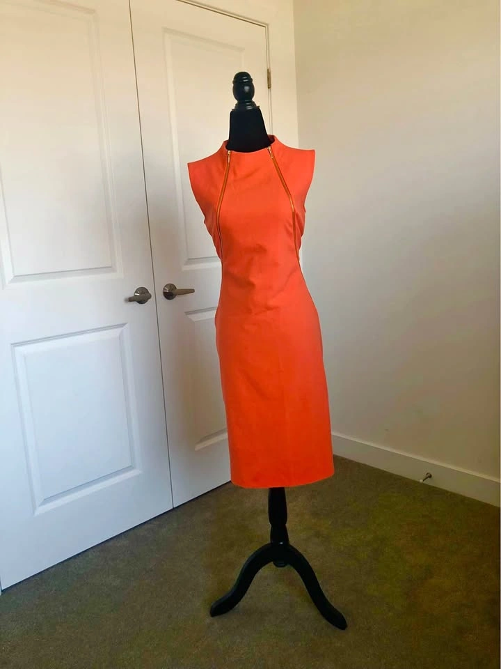New CK Orange Dress